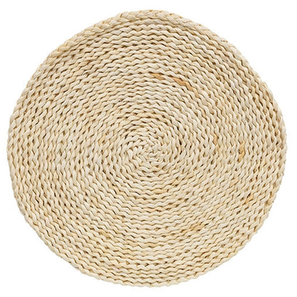 Natural Corn Husk Round Mat