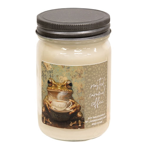Roasted Caramel Coffee Mason Jar Candle