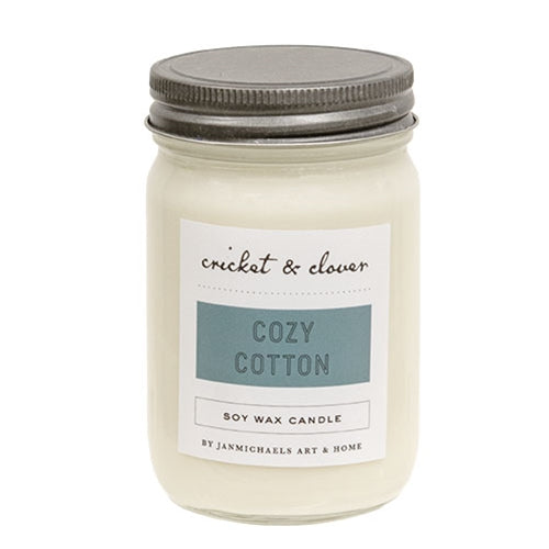 Cozy Cotton Mason Jar Candle