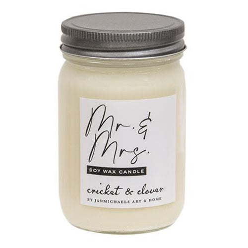 Mr. & Mrs. Spicy Kitchen Mason Jar Candle