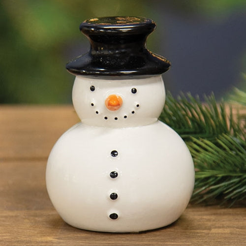 Cheerful Ceramic Little Snowman