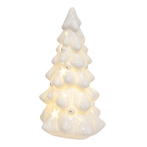 Starlight White Ceramic Christmas Tree