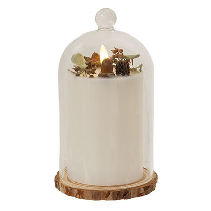 Winter Dreams LED Candle Cloche