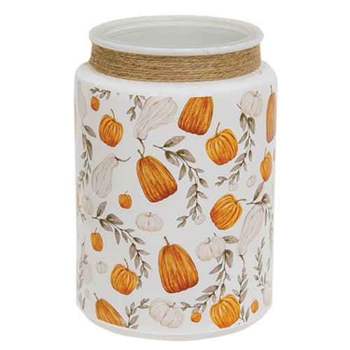 Pumpkin Patch Glass Jar