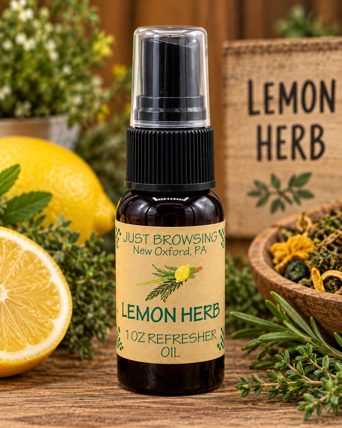 Lemon Herb Refresher Oil
