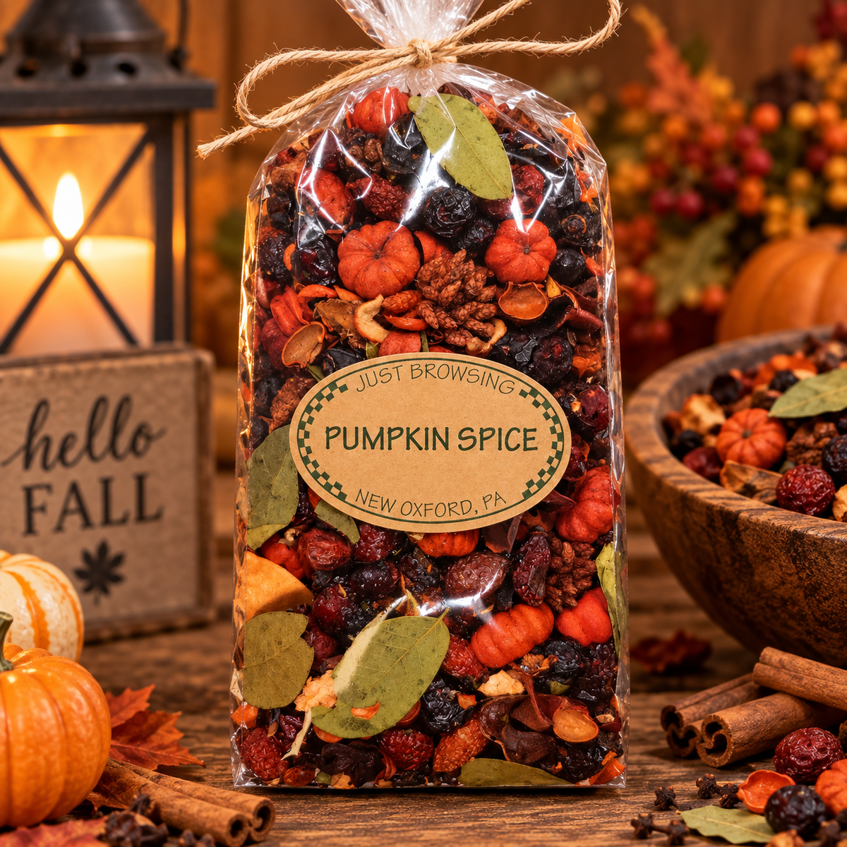 Pumpkin Spice Rosehip Potpourri