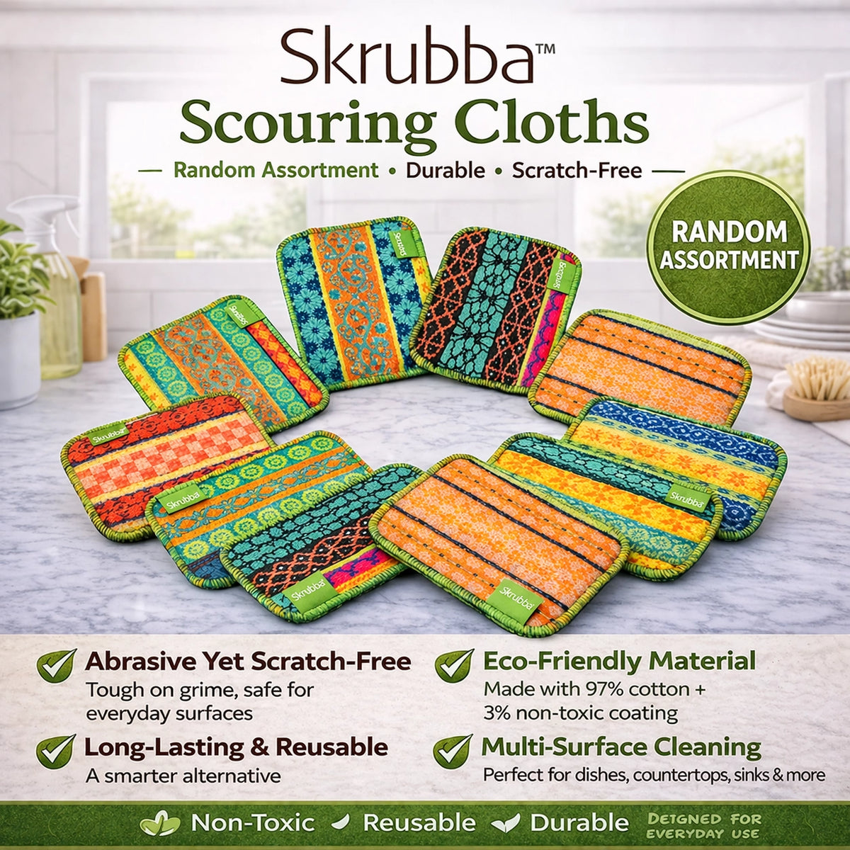 Vogue Skrubba Scouring Cloth