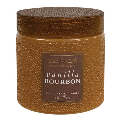 Vanilla Bourbon Jar Candle with Double Wicks