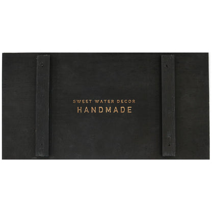Classic Black Wood Tray