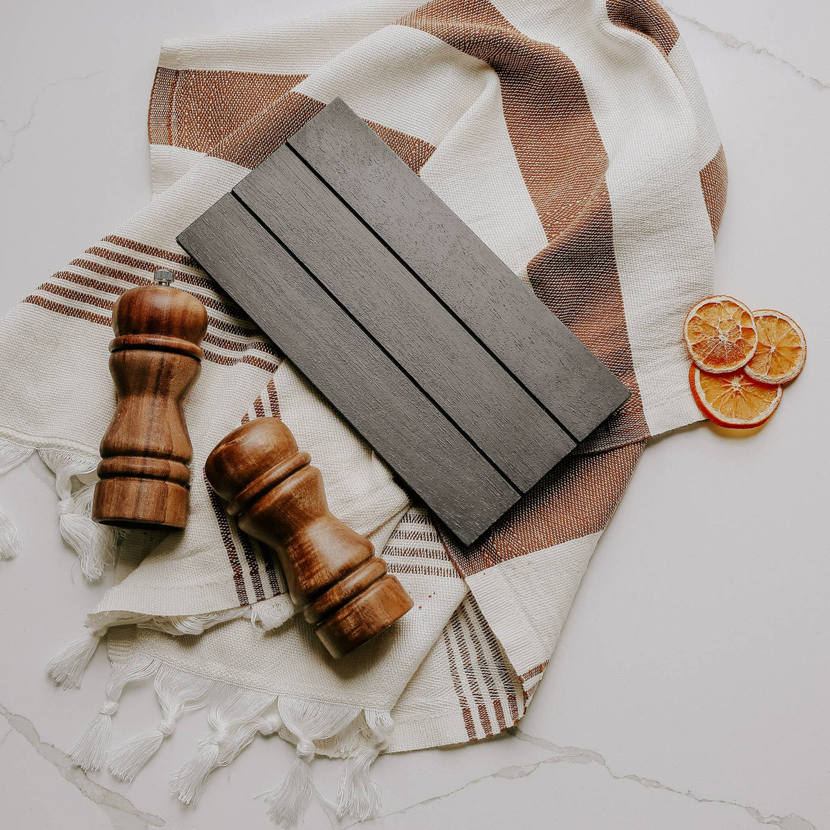 Classic Black Wood Tray