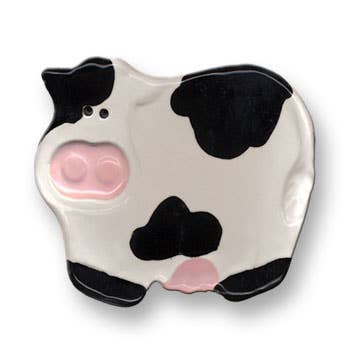 Farmhouse Cow Ceramic Dish