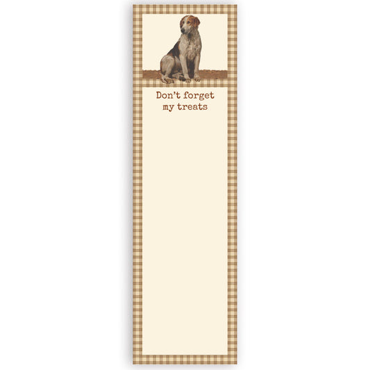 Don't Forget My Treats Magnetic List Pad