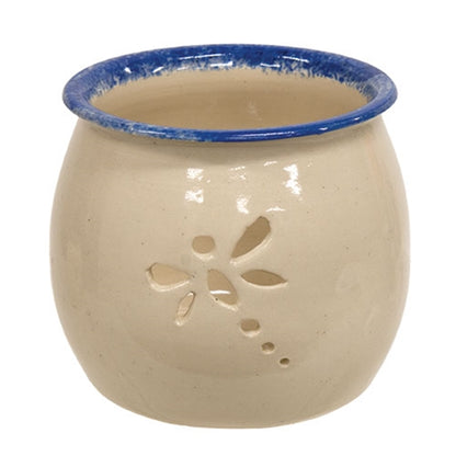 Stoneware Dragonfly Luminary