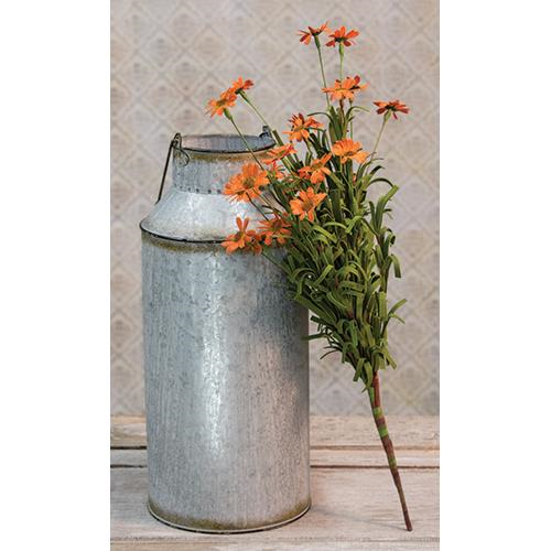 Orange Mini Mountain Daisy Faux Floral Bush