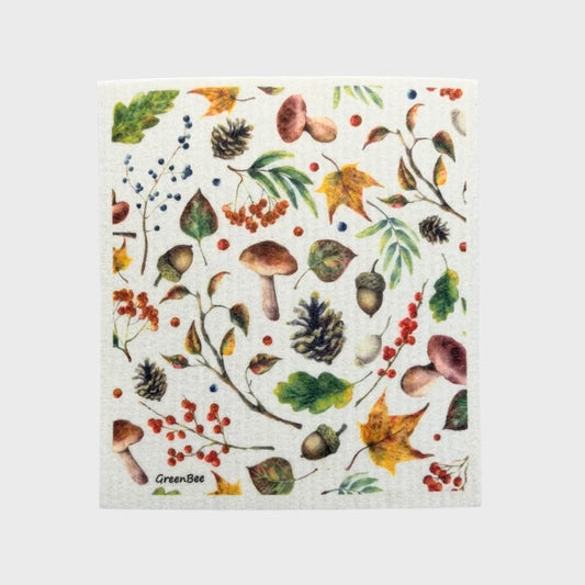 Forest Floor Swedish Dishcloth