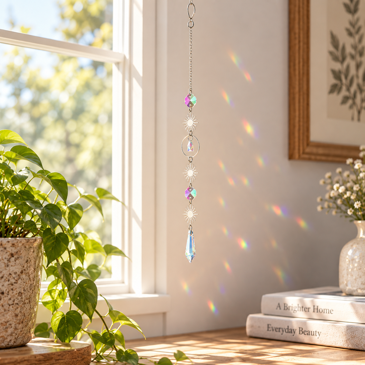 Starlight Wishes Crystal Wind Chime