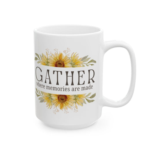 Gather Where Memories Are Made Mug and Tea Towel Set