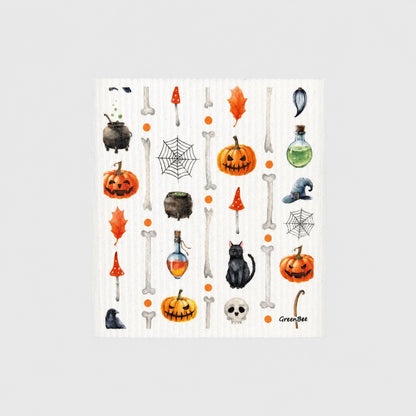 Halloween Swedish Dishcloth