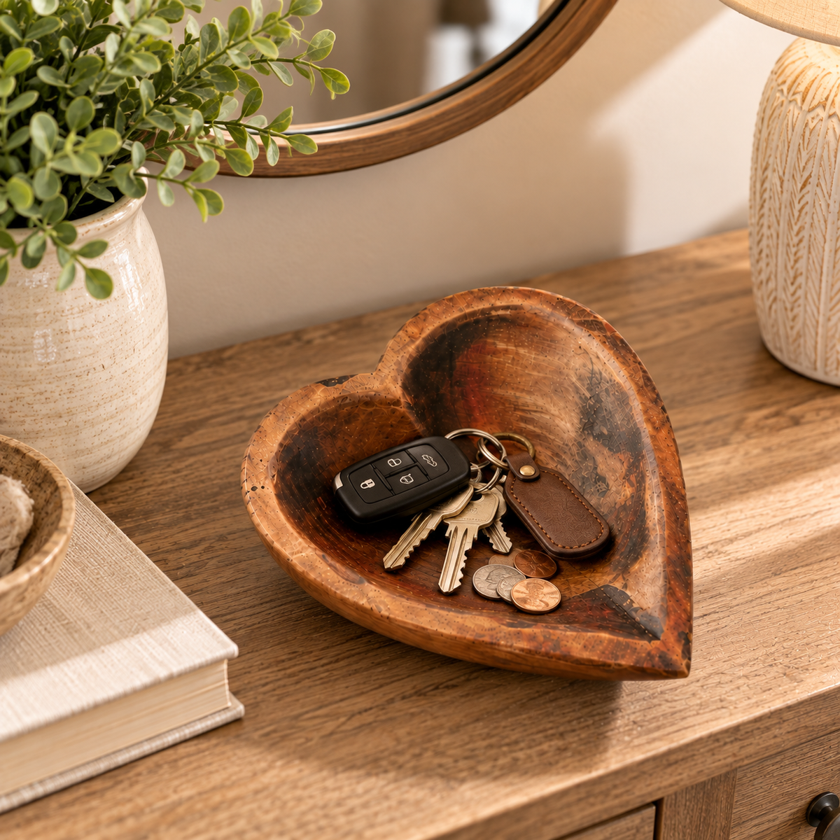 Heirloom Heart Dough Bowl