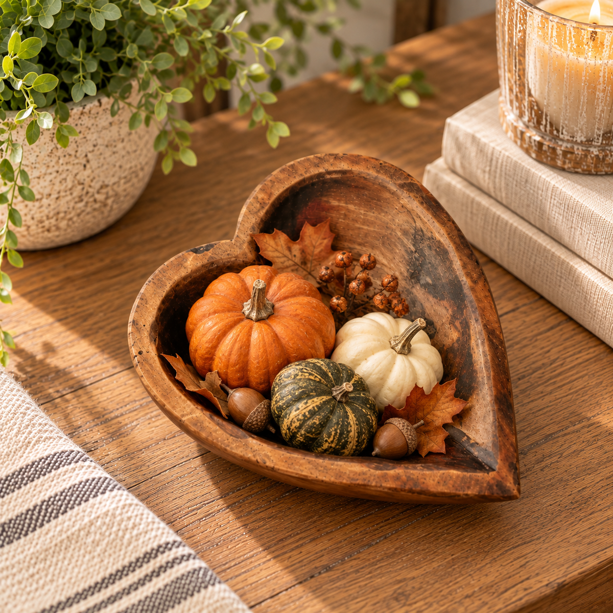 Heirloom Heart Dough Bowl