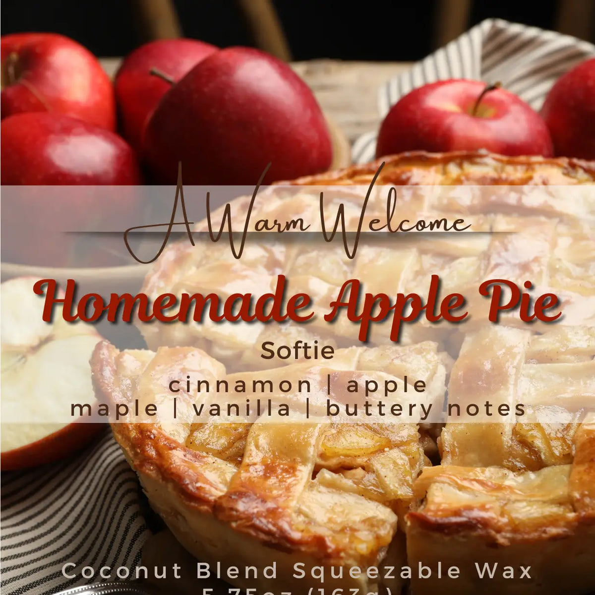 Homemade Apple Pie Soft Pour Wax