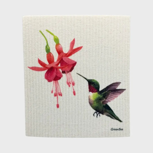 Hummingbird Swedish Dishcloth