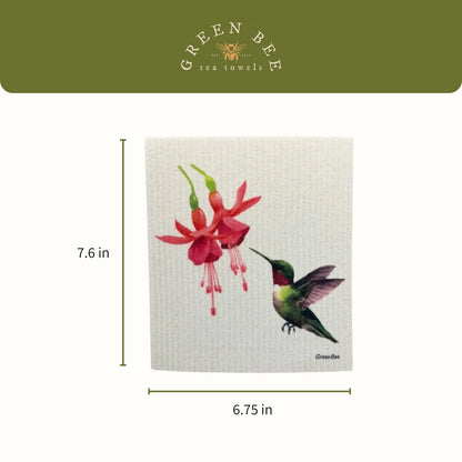 Hummingbird Swedish Dishcloth