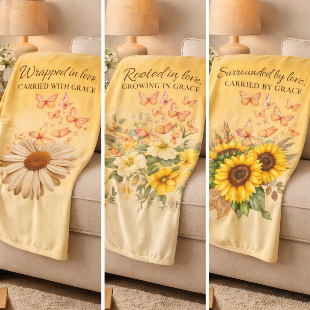 Rooted in Love Plush Blanket