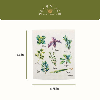 Retro Flowers Swedish Dishcloth