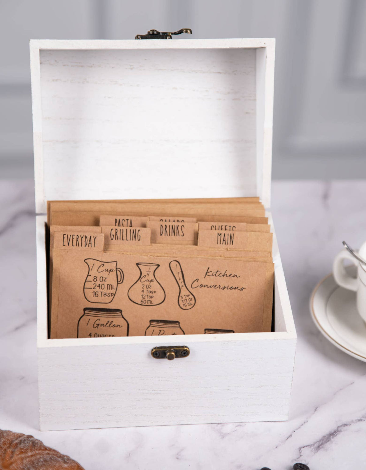 Made With Love Wooden Recipe Box