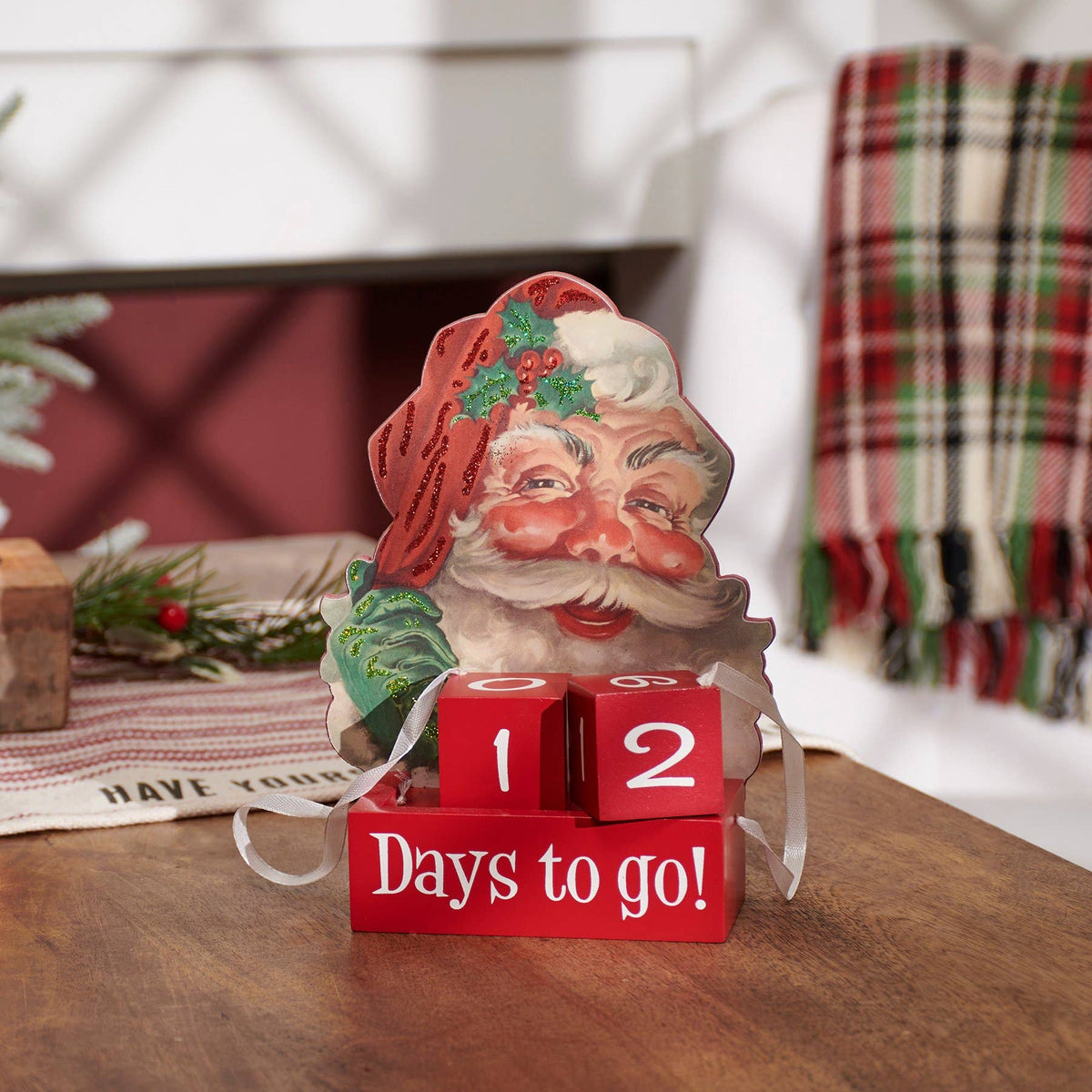 Santa’s On His Way Countdown Blocks