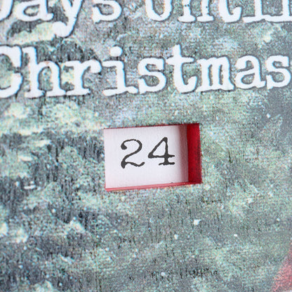 Through the Snow Christmas Countdown Wheel