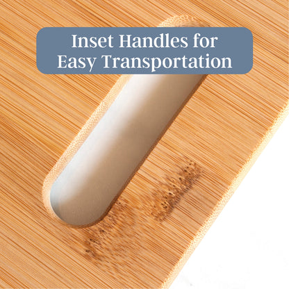 3-Piece Bamboo Cutting Board Set