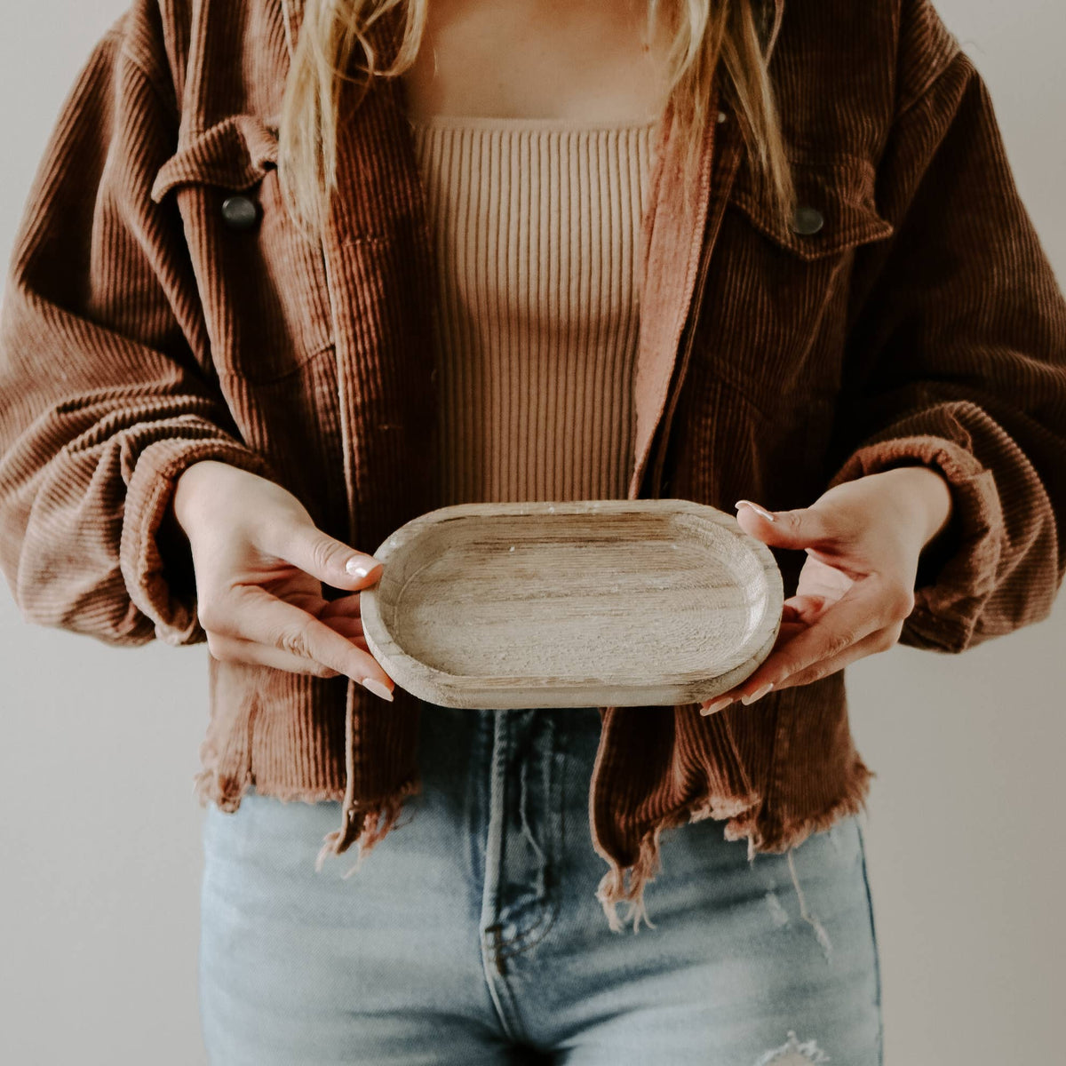 Cottage Wood Tray