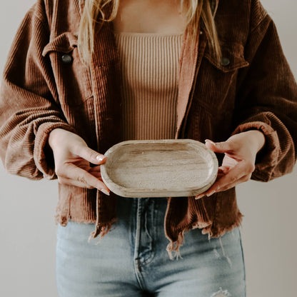 Cottage Wood Tray