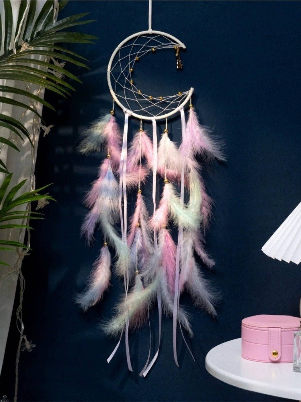 Moonlit Wishes Dreamcatcher Wind Chime
