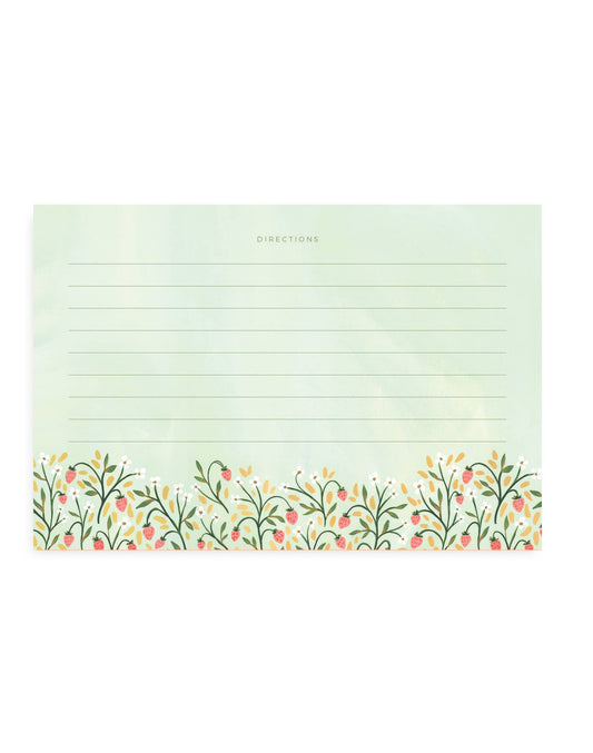 Strawberry Meadow Recipe Cards