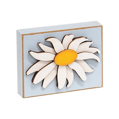 Welcome & Daisy Wooden Blocks Set