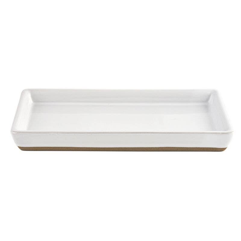 Simply White Stoneware Tray