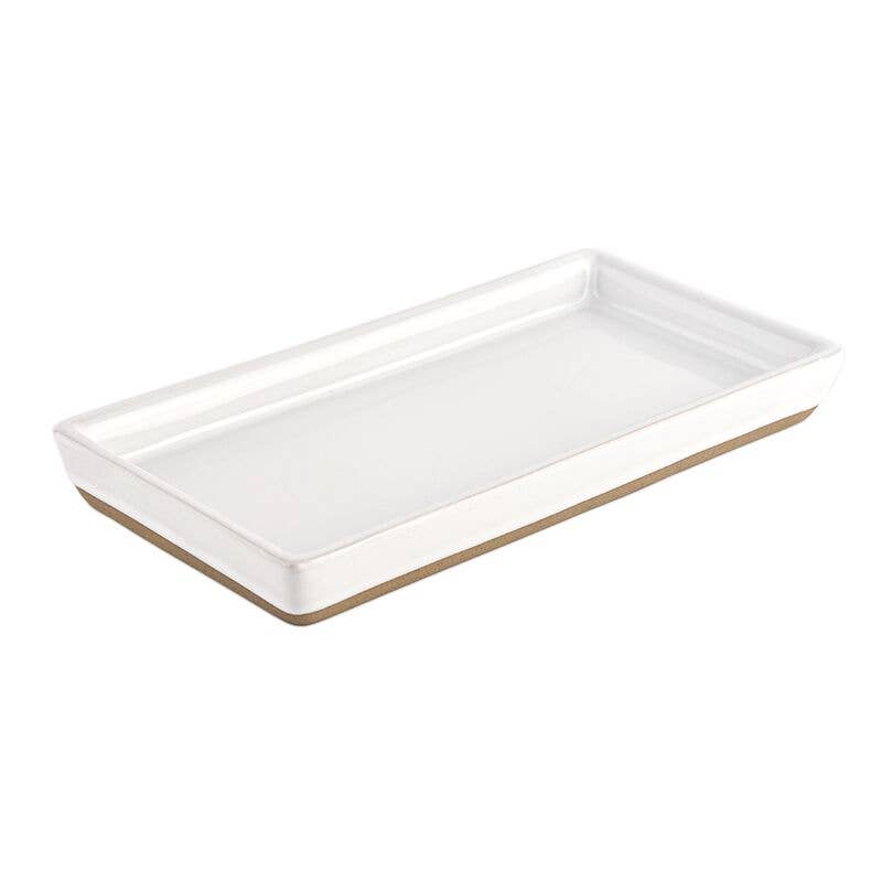 Simply White Stoneware Tray