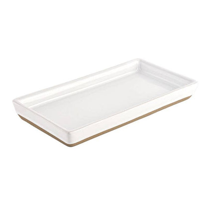 Simply White Stoneware Tray
