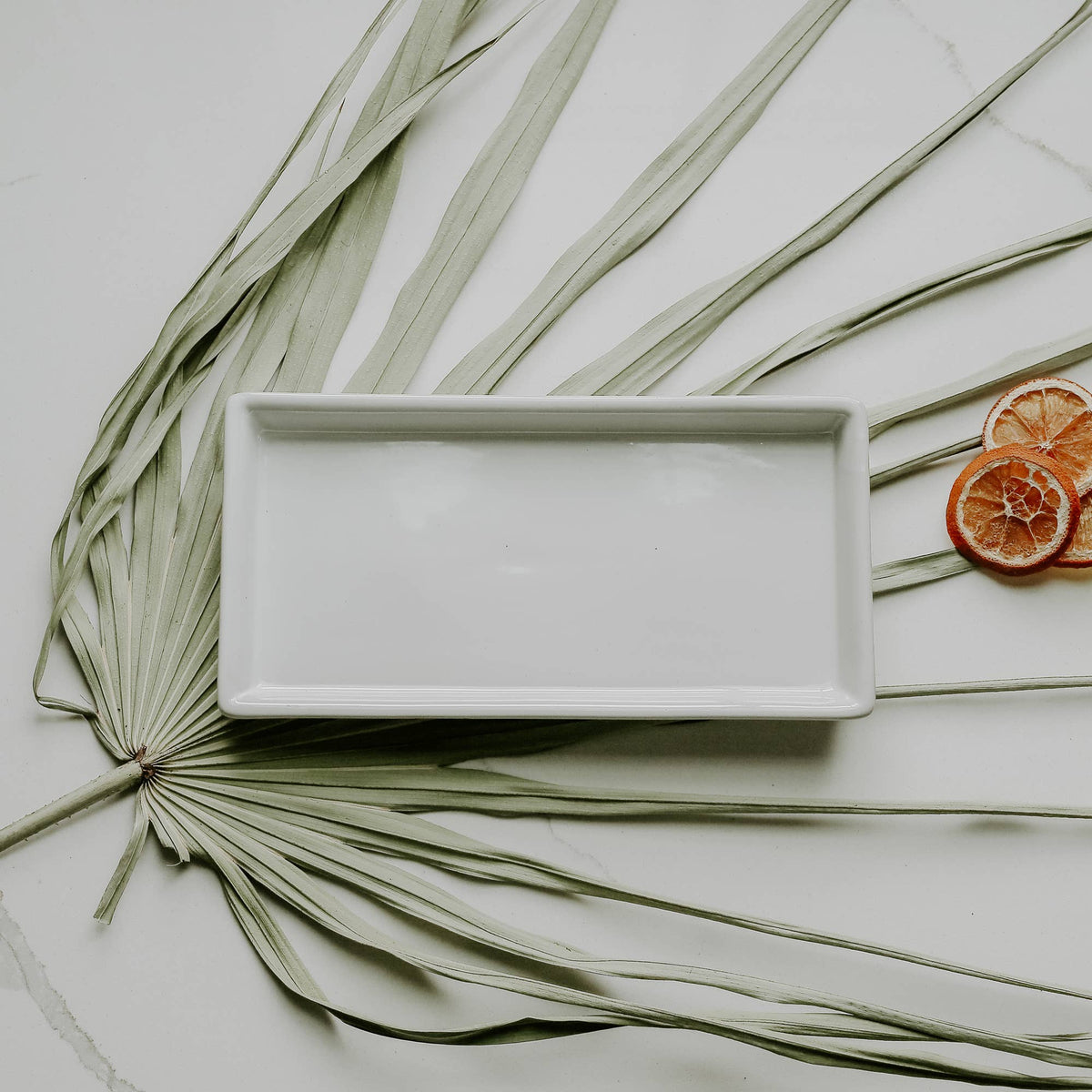 Simply White Stoneware Tray