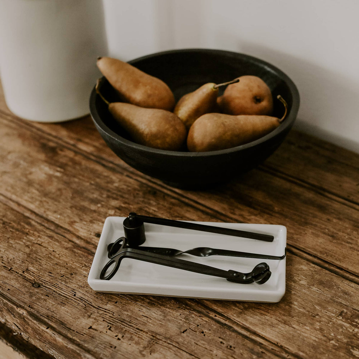 Simply White Stoneware Tray