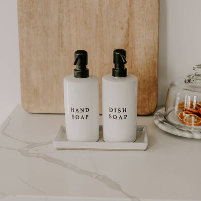 Simply White Stoneware Tray