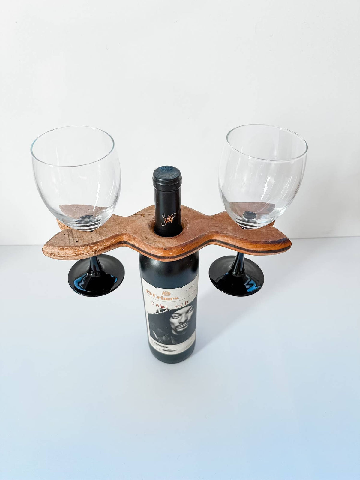 Walnut Wine Glass Caddy