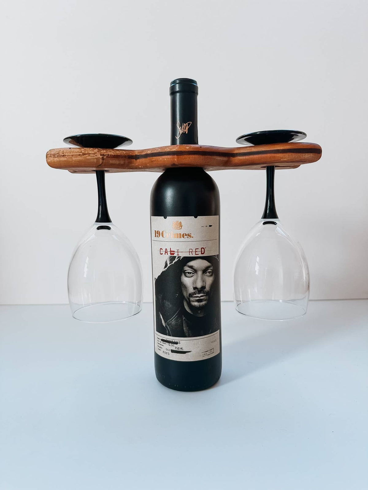 Walnut Wine Glass Caddy