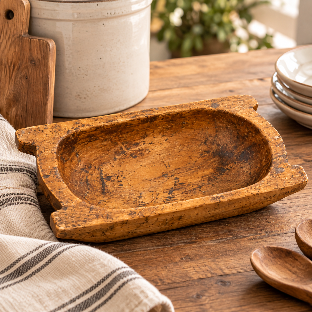 Heirloom Trough Dough Bowl